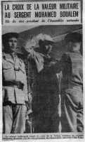  Sergent 
Mohamed BOUALEM