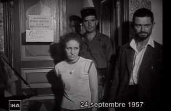  25 Septembre 1957
----
Arrestation de Zohra DRIFF
poseuses de bombes du FLN

