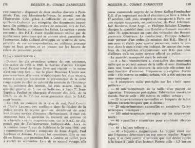  Pages 178 / 179 
----
Le service "ECOUTES" du SAC
