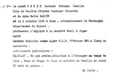  Bernard GENET 
Passage au tribunal