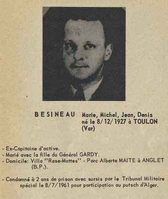   Michel BESINEAU  

Fiche de police