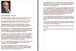   Jean-Baptiste BIAGGI  
---- 
1918 - 2009
Biographie
