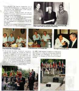 
Capitaine Bernard CABIRO 
Colonel CHATEAU JOBERT
Capitaine SERGENT 
Commandant MUELLE
