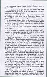   L'Agonie de Robert CASATI 