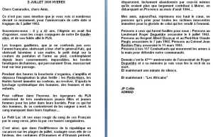 Discours de JFC COLLIN 
