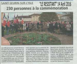  Saint-Seurin le 2 Avril 2016 
