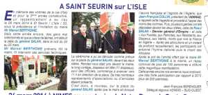  SAINT-SEURIN le 26 Mars 2014 
