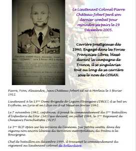  Colonel CHATEAU-JOBERT 
CV
