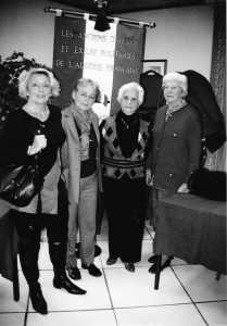 Claudine DUPONT-TINGAUD 
Claude RAYMOND
  Christiane FAGLIN 
Marguerite LOMBARD