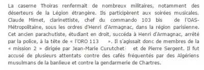  Claude MIMET 
----
MISSION II
Sous les ordres de CURUTCHET
et Henri d'ARMAGNAC