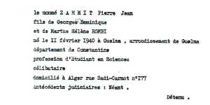   Pierre ZAMMIT 
