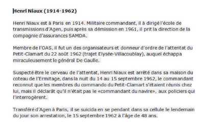  Henri NIAUX 
Biographie