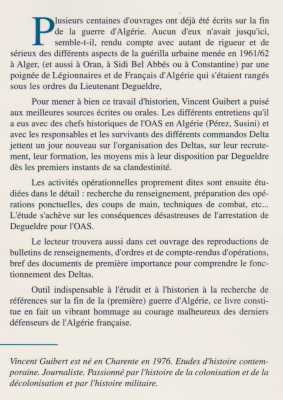  Les Commandos Delta 
de Vincent GUIBERT

