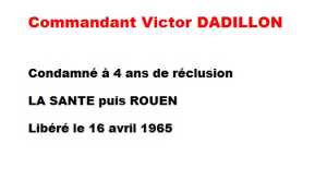  Commandant  
Victor DADILLON 
