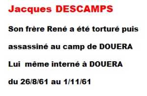  Jacques DESCAMPS 
