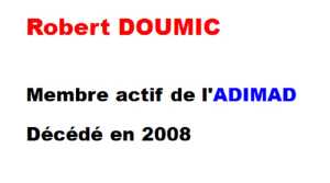   Robert DOUMIC 