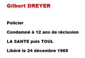   Gilbert DREYER 


 Policier
