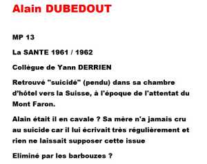   Alain DUBEDOUT 