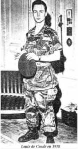  Lieutenant  Louis 
Honorat de CONDE 
en 1958

