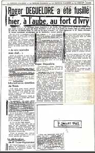  7 Juillet 1962 
LA DEPECHE D'ALGERIE