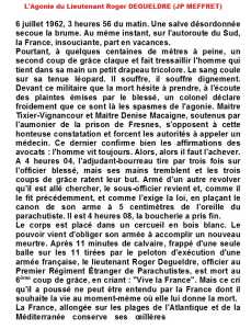  Son Agonie 
par JP MEFFRET
