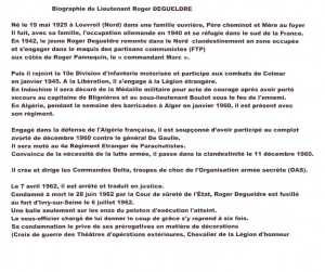  Roger DEGUELDRE  - Biographie
----
Article extrait de ce    
site internet  