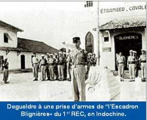  Lieutenant Roger DEGUELDRE 
au 1er REC