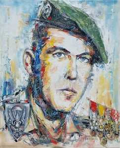  Peinture de  Roger DEGUELDRE 
 par Paul Anastasiu

