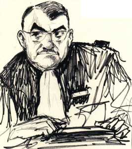   Sergent DE MILLEVILLE  
  et le Juge CHAPARD 
le 16 Octobre 1962
