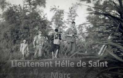  Lieutenant HELIE de SAINT MARC
en Indochine
