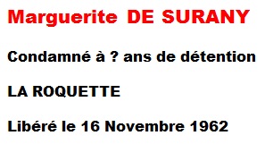  Marguerite DE SURANY 
