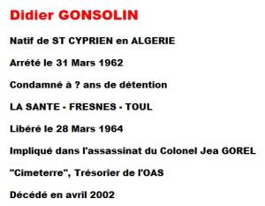 Photo-titre pour cet album: Didier GONSOLIN