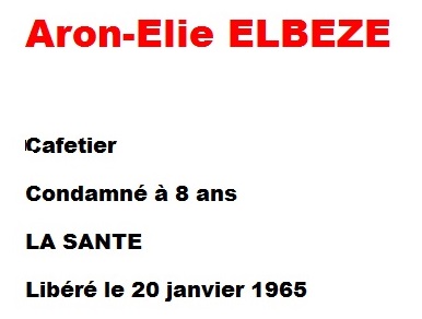  Aron-Elie ELBEZE


