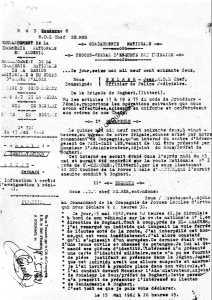   Bernard BRICET  
Evasion du centre de 
PAUL-CAZELLES le 15 mai 1962