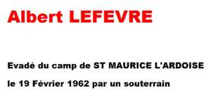   Albert LEFEVRE 
