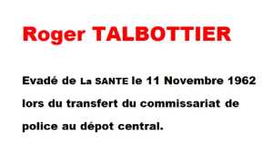   Roger TALBOTTIER 
