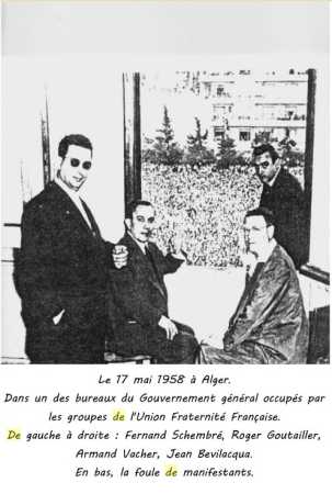 Fernand SCHEMBRE 
Roger GOUTALLIER 
Armand VACHER
Jean BEVILACQUA