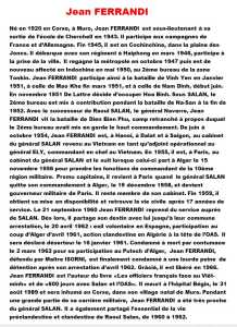   Capitaine Jean FERRANDI  
Biographie