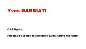   Yves GABBIATI  
----
OAS Hydra