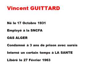   Vincent GUITTARD 