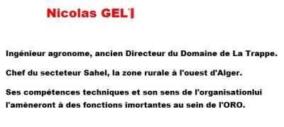  Nicolas GELI 
Chef du secteur ALGER-SAHEL
