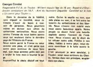  Georges CONDET 