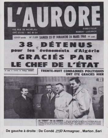  Louis De CONDE 
Henri D'ARMAGNAC
Lajos MARTON
  Gijola SARI
 
