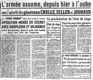  ALGER le 22 Avril 1961 