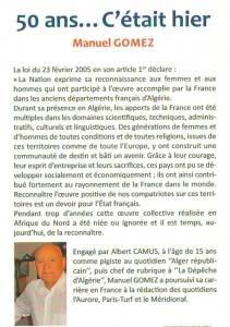 Photo-titre pour cet album: Manuel GOMEZ