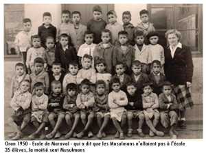 Ecole de MARAVAL
Oran 1950