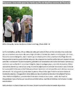  PLO DE MAILLAC - 4 JUIN 2011 
---- 
Une page d'histoire ...
