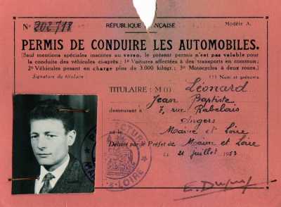   Henri MAZZARINO  
---- 
Faux papier au nom de
LEONARD Jean Baptiste
