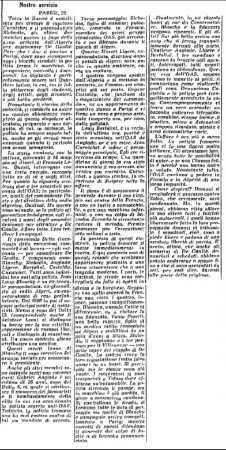  Article de l'UNITA 
du 23 mai 1962
