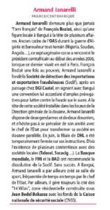  Armand IANARELLI 
et l'AFRIQUE
